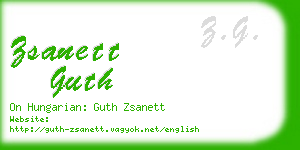 zsanett guth business card